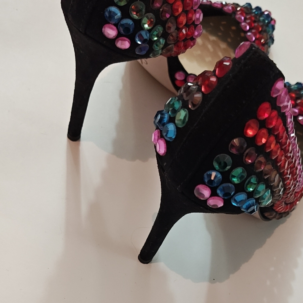 Jessica Simpson Colorful Embellished Heels - Picture 5 of 5